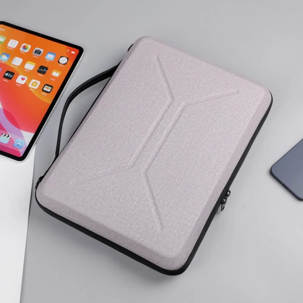 Custodia per laptop da 13/14/15/16 pollici Guscio rigido EVA Borsa a tracolla singola Tracolla Ammortizzante per Apple/Huawei/Lenovo