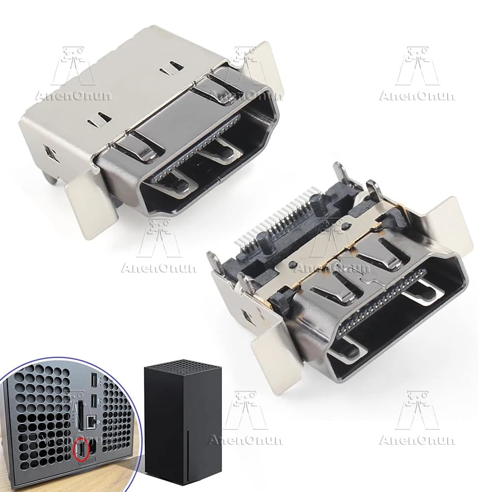Porta HDMI per Xbox Series X Parte di riparazione sostitutiva Presa connettore interfaccia HDMI Premium Accessori console Xbox Series X