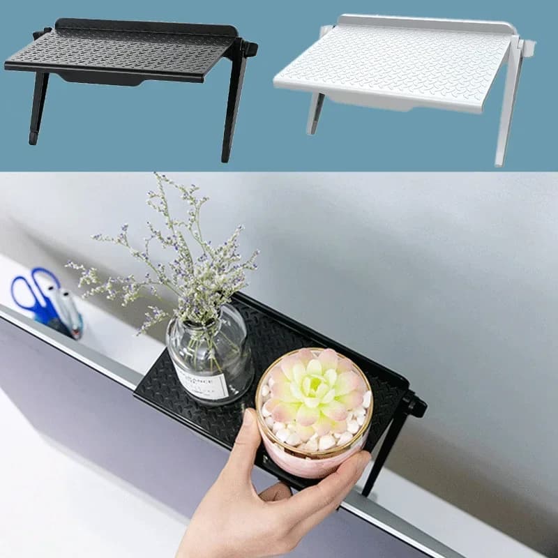 Home Organizer Adjustable TV screen Rack Monitor for Computers Table Display TV stand Storage rack for router
