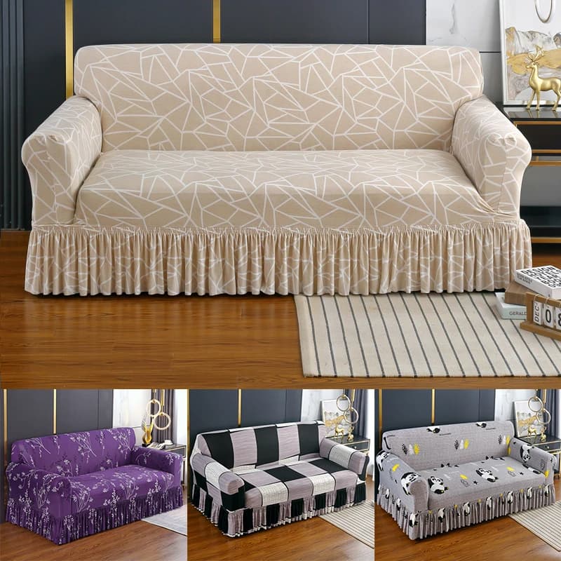 Elastic Cover Printed with Gonna, Sofa Cover, Furniture Cover, Bedroom Decoration, Office, Living Room, Home