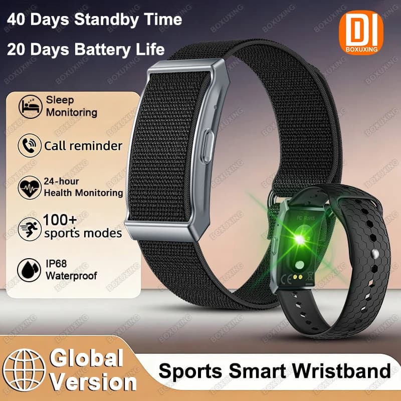 2026 New No Screen Smart Watch Men Woman Outdoors Sports Heart Rate IP68 Waterproof Call Reminder Fitness Track Smart wristwatch
