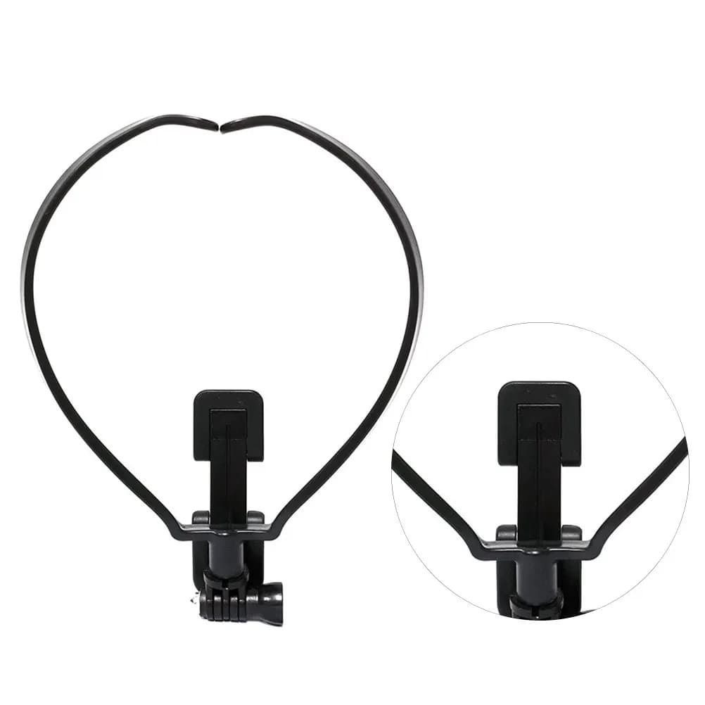 Professional Neck Hanging Camera Stabilizer for Smartphones Pov Vlogging Hands Free Recording Grip Sturdy Plastic Neck Clamp