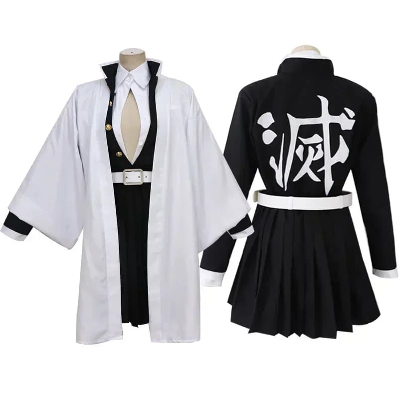 2025 Halloween Anime Kanroji Mitsuri Cosplay Kostuum Kimetsu No Yaiba Kostuum Kimono Uniforme Kanroji Mitsuri Pruik Halloween