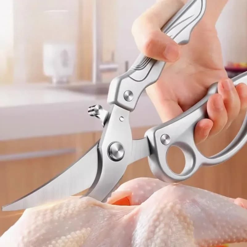 XTL-1PCS Forbici da cucina, Cesoie in acciaio inossidabile, Taglio di ossa Osso speciale Disossamento alimentare Osso di pollo Multifunzione