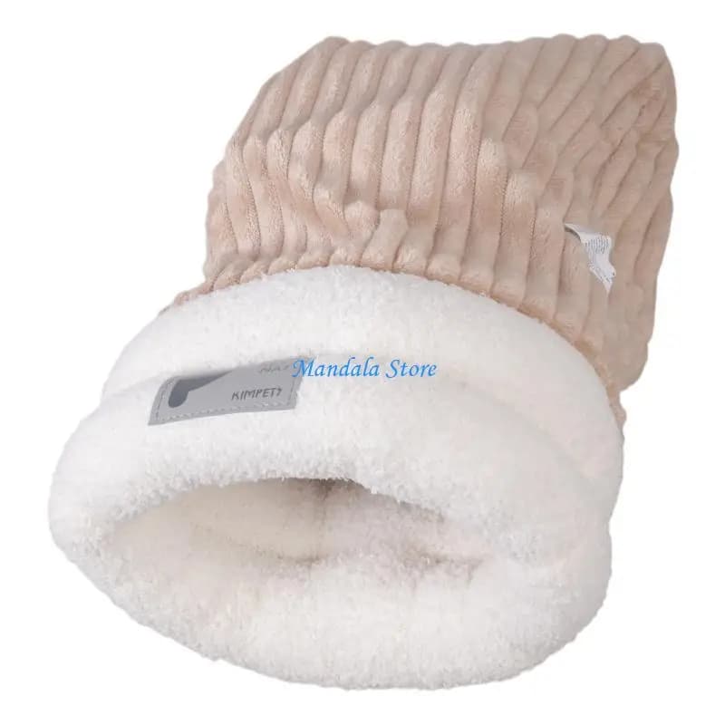 U2JC Letto per cani Cartone animato Nido invernale per piccoli cuccioli Gattini Forniture per lettino per cani