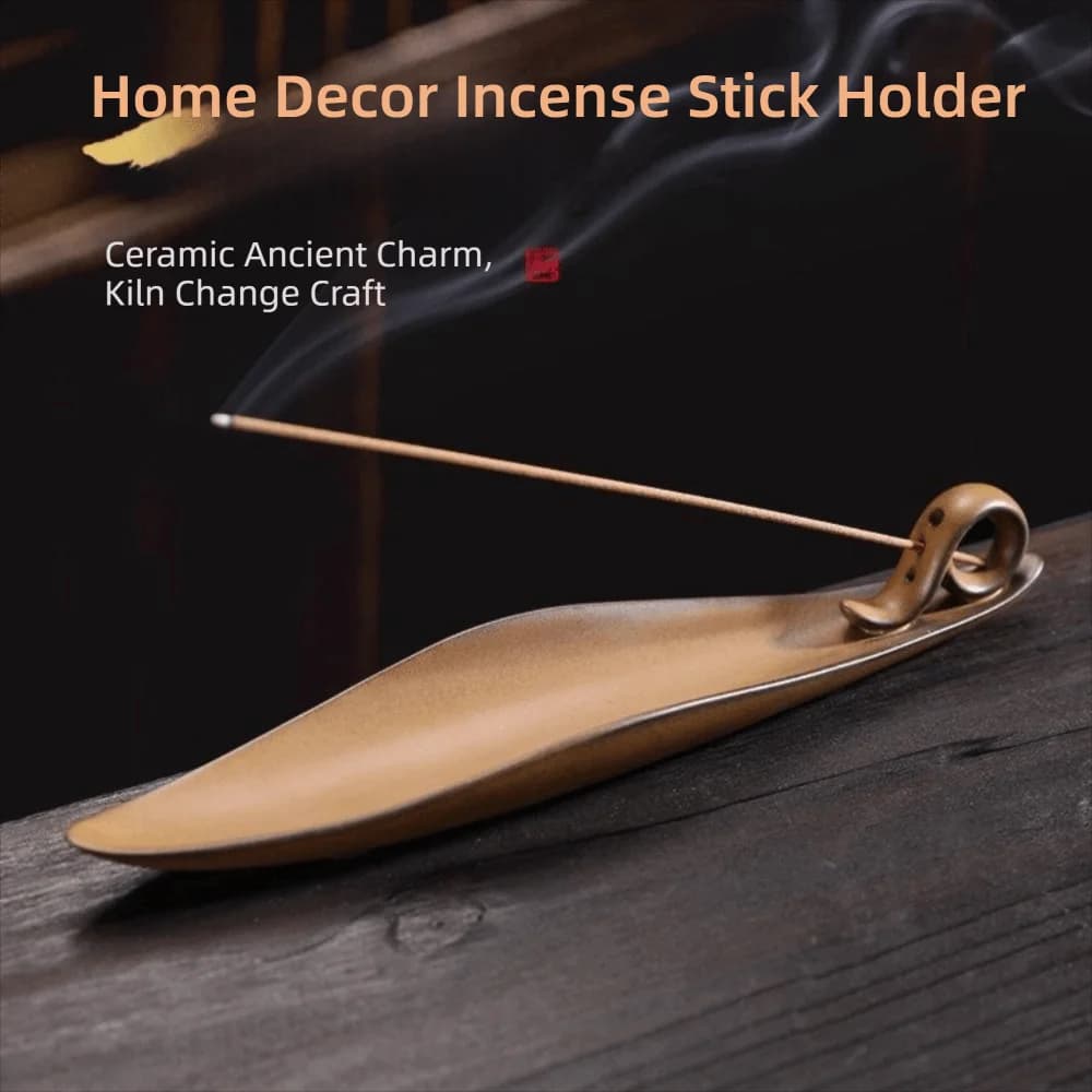 Portaincenso Unico e Rilassante, Ornamento Zen per Yoga, Decorazione per Aromaterapia, Bruciatore di Incenso per Atmosfera, Porta Bastoncini di Incenso per Uso Domestico