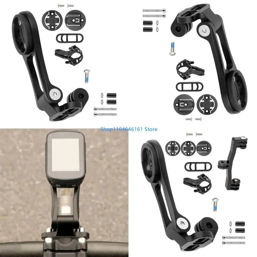 Bicycles Adapter Front Adapter Adattamento della telecamera regolare Monte bici multifunzionale per telecamere e luce