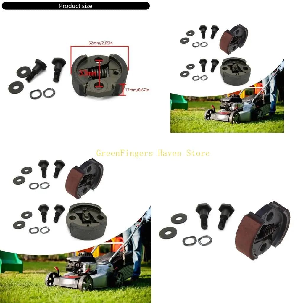 F68D Gruppo molla ceppo frizione per decespugliatore motore 32cc 34cc Parti del motore Accessori per manutenzione