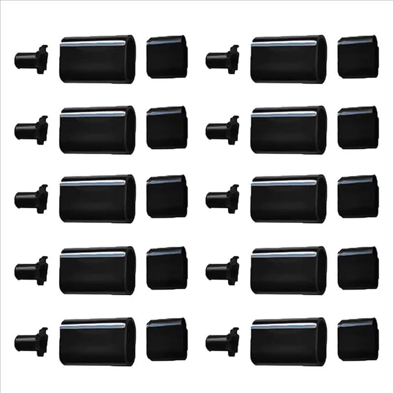 【B89E】30 Pz Tipo C Usb3.1 3A Connettori USB a ricarica rapida Jack maschio Spina coda Terminali elettrici Saldatura Cavo dati fai da te Nero