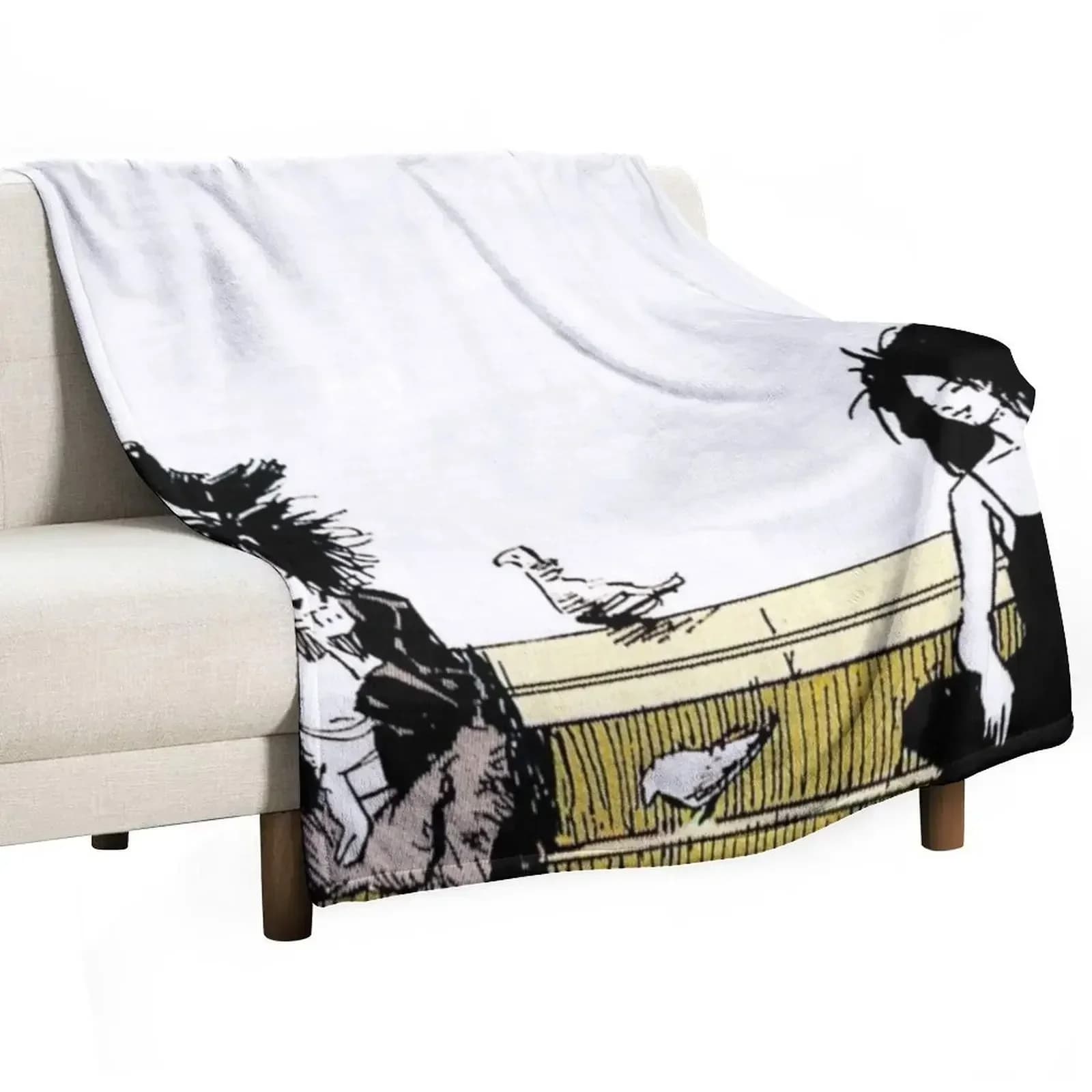 dream and death Throw Blanket Warm Large Sofa Quilt Plush Sleeping Bag warm winter Blankets