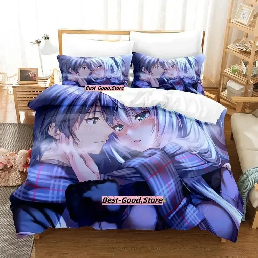 Nuovo Set di Biancheria da Letto Amakano 2023, Disponibile in Varie Misure, per Adulti e Bambini, Set Copripiumino Anime per Camera da Letto