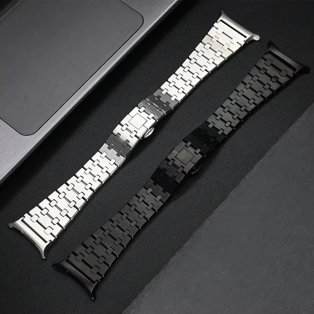Cinturino per orologio intelligente di lusso in acciaio inossidabile per Samsung Galaxy Watch 8 Classic 46mm 8 40 44mm Bracciale Correa per Galaxy Ultra 47mm