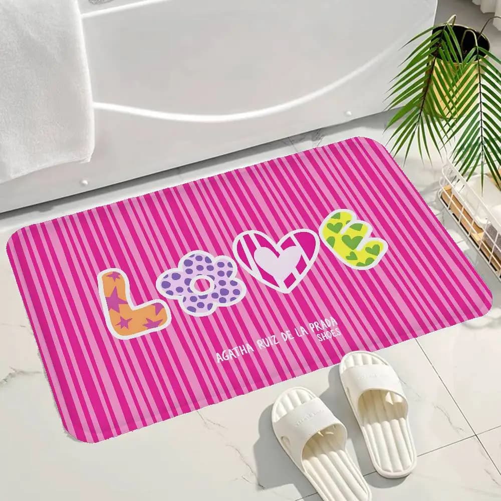 Agatha Ruiz-De La-Prada Tappetino da porta lavabile antiscivolo per soggiorno, divano, sedie, tappetino da cucina, tappeto