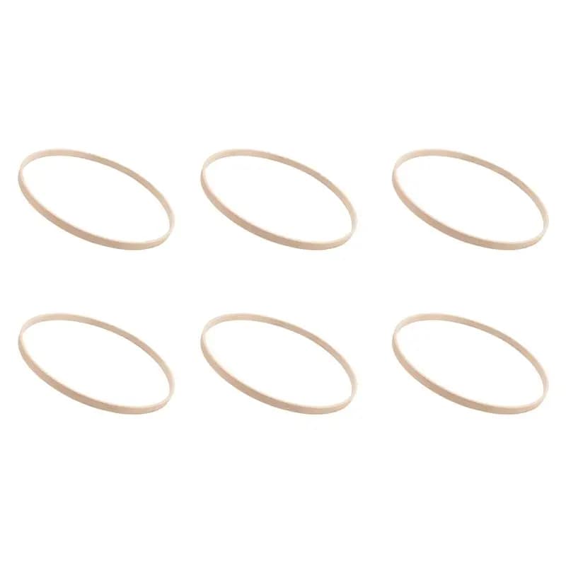 A69E6X Dream Bamboo Rings,Wooden Circle Round Catcher DIY Hoop For Flower Wreath House Plant Decor Hanging Basket 20.5Cm