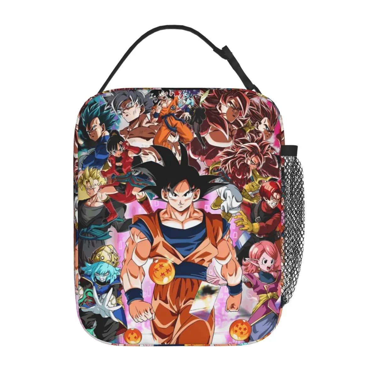 Borse Termiche DBZ Impermeabili, Contenitore per Pasti Goku DBZ, Borsa Frigo, Borsa Pranzo per Lavoro e Picnic
