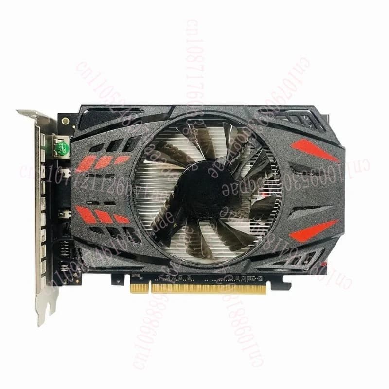 Scheda grafica GTX1050Ti 4G gioco ad alta definizione indipendente DDR5 scheda grafica per computer desktop controllo della temperatura muto