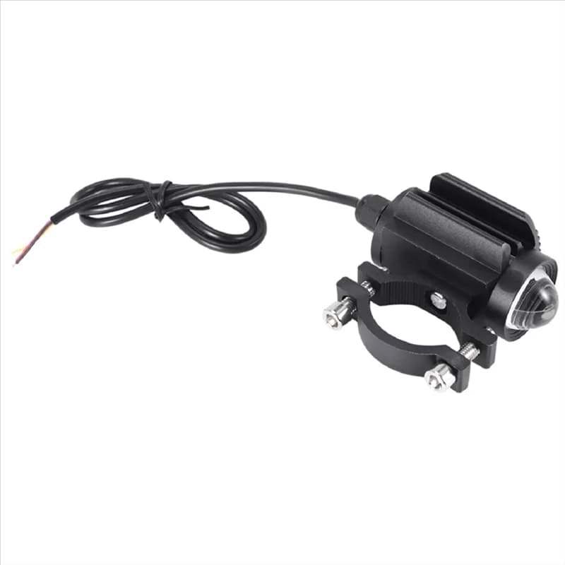Lente per proiettore per moto semplice, doppio colore, per auto, ATV, faro a LED, mini fendinebbia per lampada per scooter
