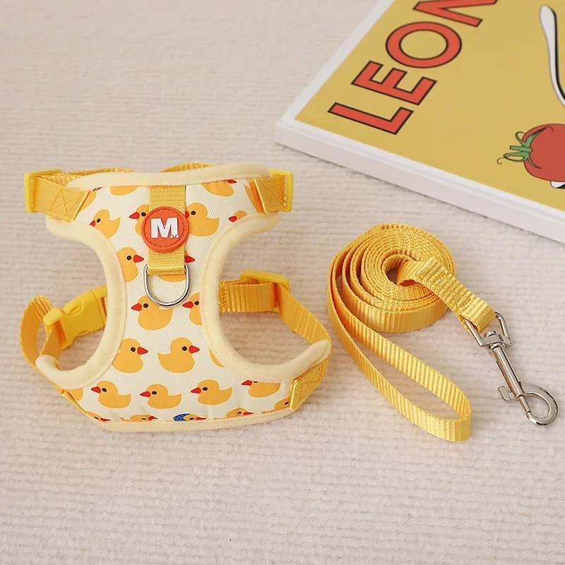 Nuovo set di imbracatura e guinzaglio per gatti piccoli in rete morbida Gilet regolabile per gattini domestici Facile controllo Cuccioli di cani Animali domestici Forniture XS SM