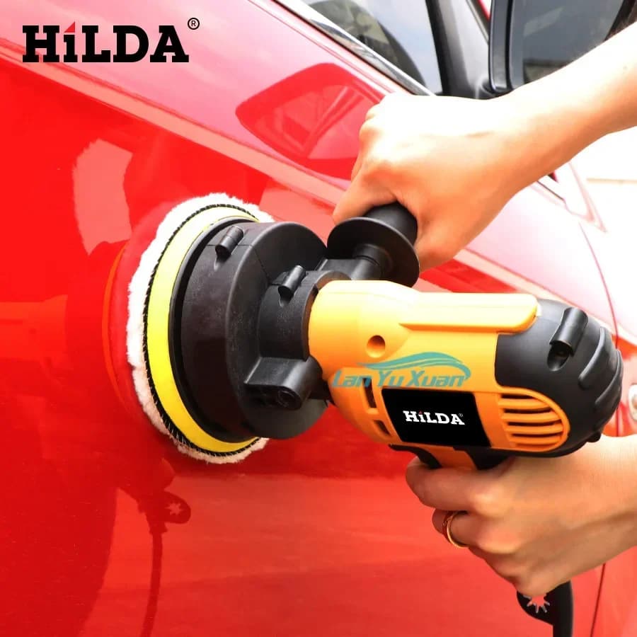 Nuovissima lucidatrice per auto Regolazione della velocità di molatura Riparazione dei graffi del vetro domestico Ceretta Sigillatura Smalto Bellezza