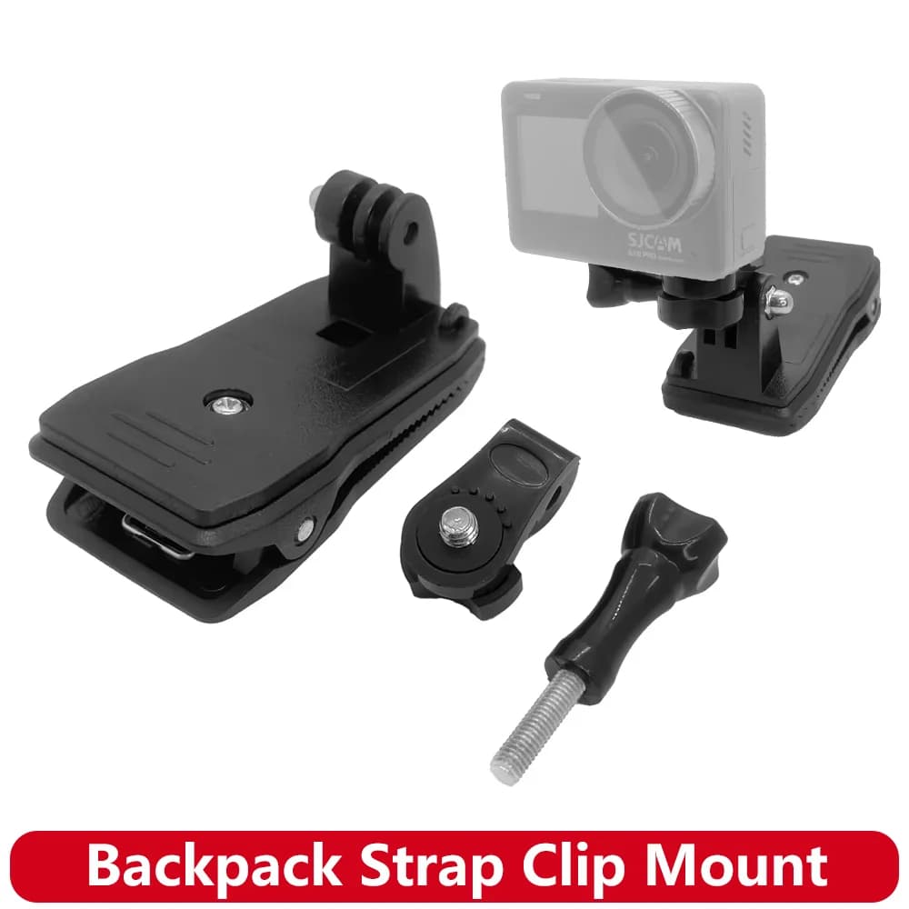Zaino Cinghia Clip di Montaggio Rotazione Cintura Morsetto di Supporto Per Gopro Hero 13 12 11 10 9 8 SJCAM AKASO insta360 DJI Osmo Action Camera