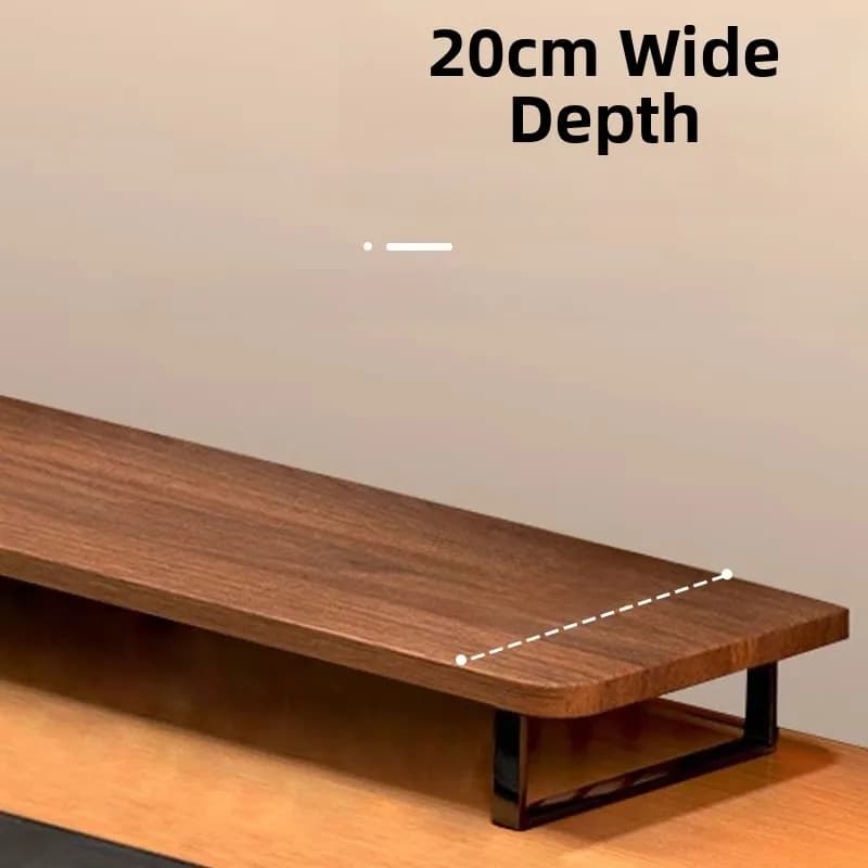 Modern mat Cuter Monitor Riser Stand Office Desktop Storage elf Extended Notebook Support Wood ain Design