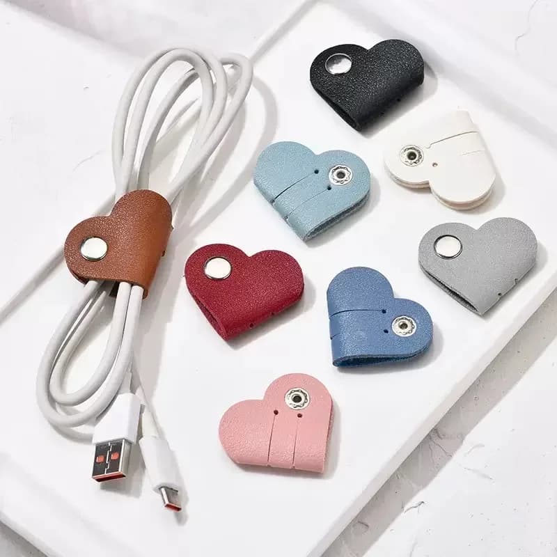 10/5/1 Pcs Charge Cable Protectors Travel Data Cord Clip Decoration Earphone Charging Cables Storage Buckle Cable Organizer
