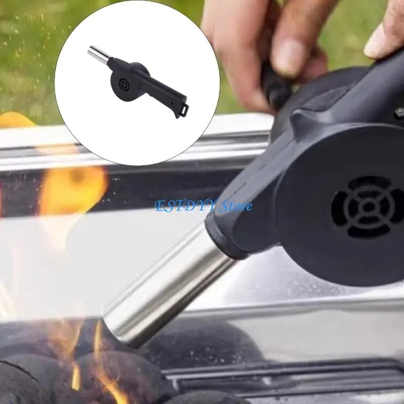 G6DE Ventilatore portatile per uso esterno Ventilatore a combustione per barbecue a carbone per fornello da campo all'aperto