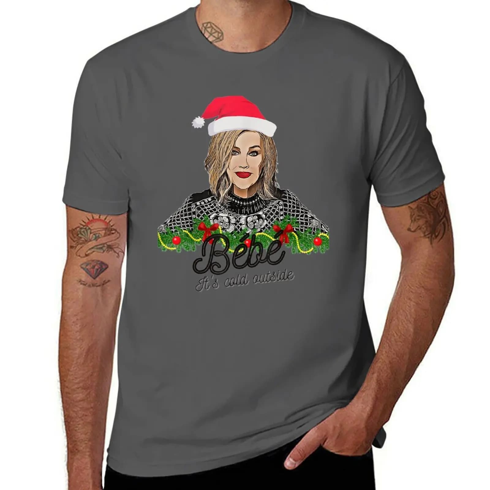 T-shirt Bebe It's Cold Outside, maglietta traspirante per abbigliamento da lavoro