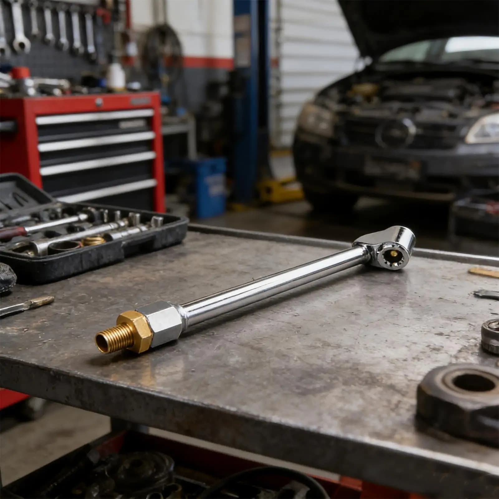 Kit di gonfiaggio per pneumatici a connessione rapida, ugello per compressore d'aria per auto, camion, camper, SUV, bici, per impieghi gravosi