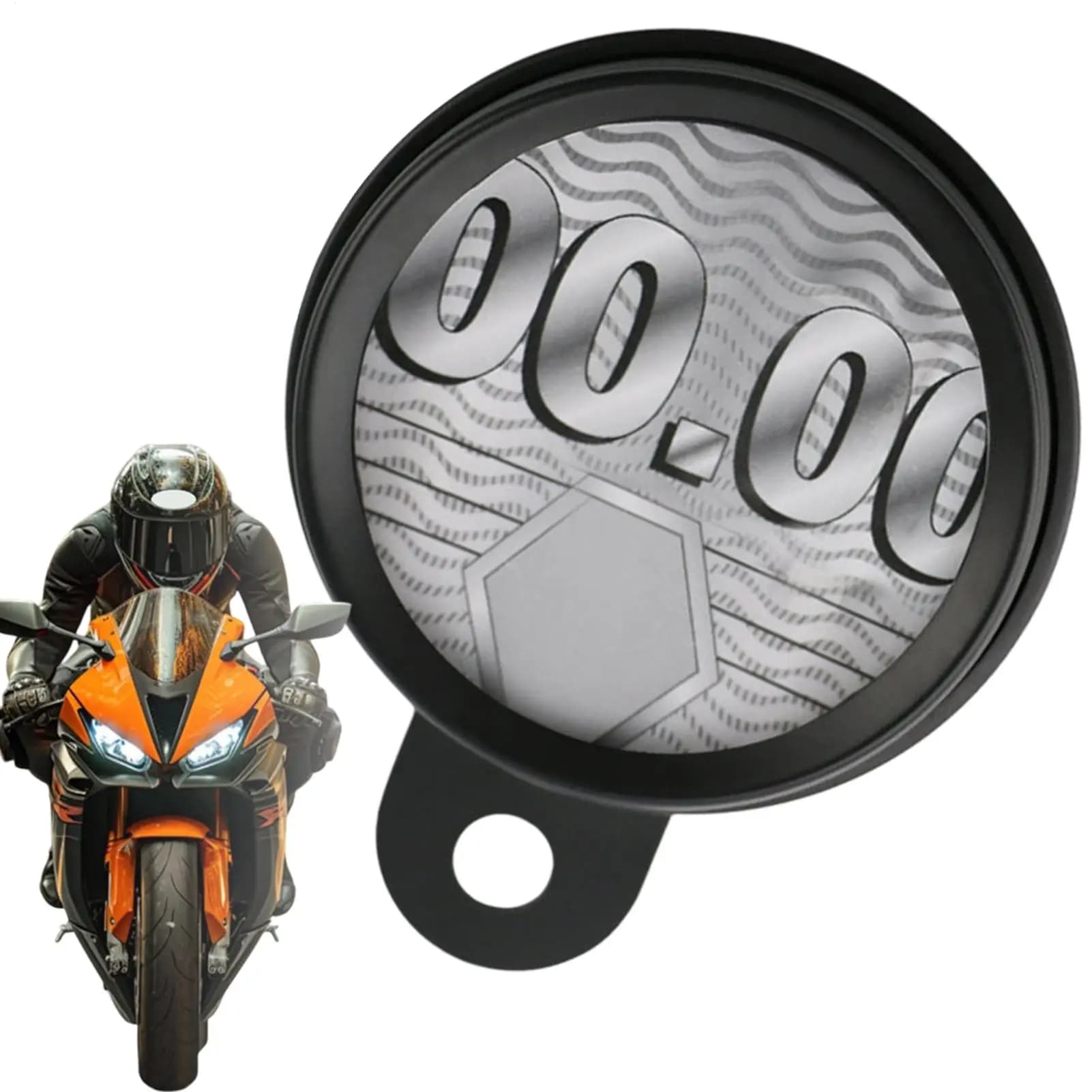 Motorcycle Tax Disc Holder Plate Card Hanger Multifunctional Rustproof Tax Disc for Scooter Cycling Riding Mountain Road