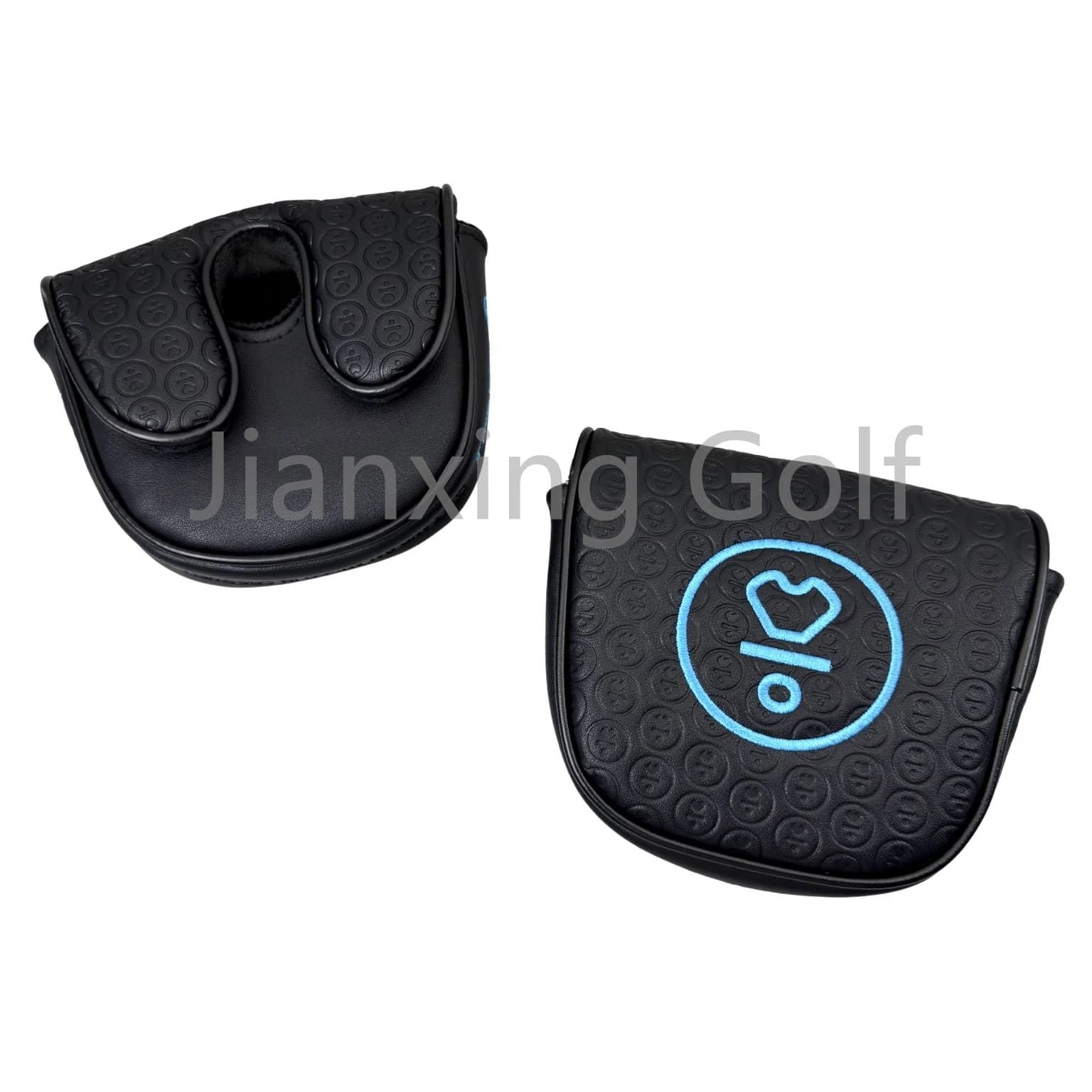 1 Pezzo Copritesta da Golf LAB Golf Putter Cover in Pelle PU Grande per Mallet con Chiusura Magnetica
