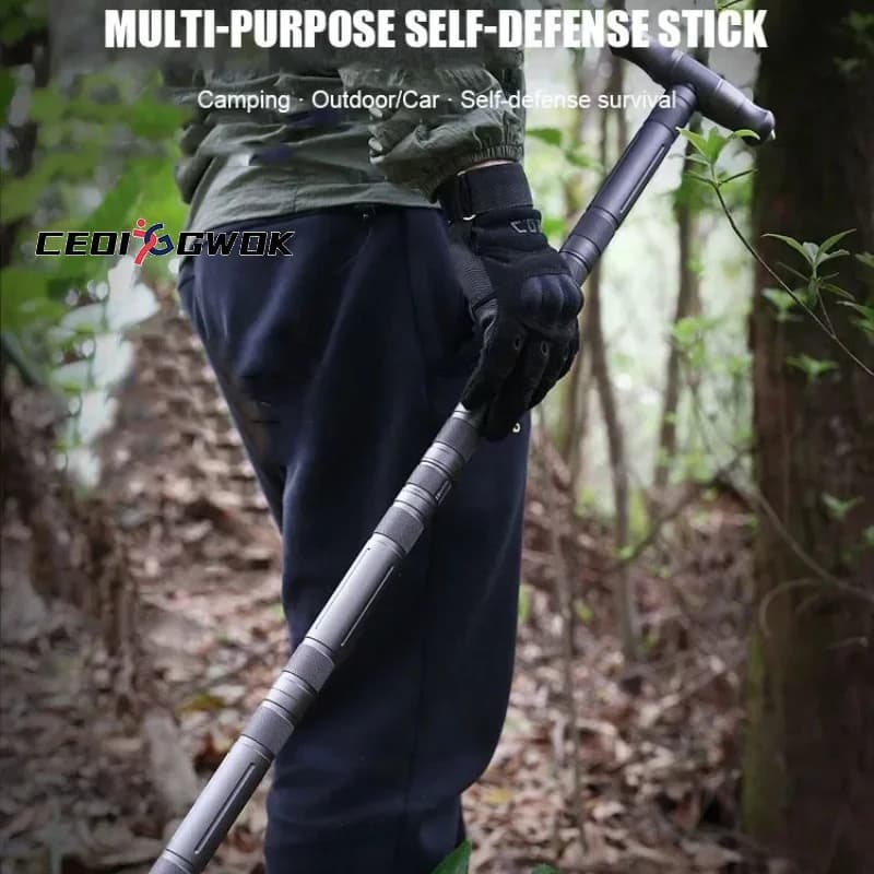 CEOI GWOK New Arrival High Quality Walking Sticks Collapsible Multifunctional Sturdy Durable Trekking Poles Hiking Stick
