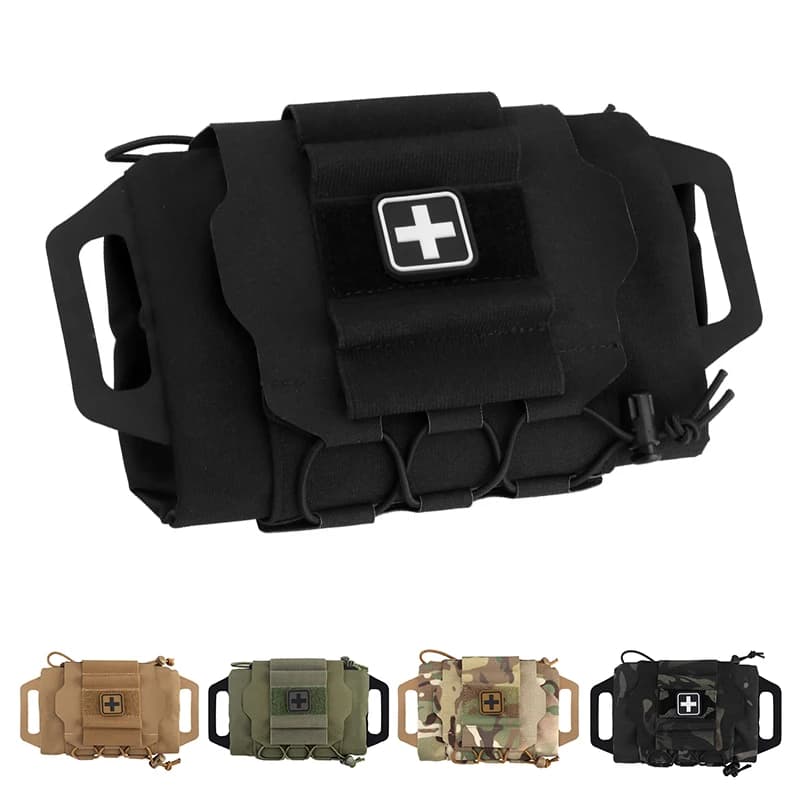 MOLLE IFAK Kit di pronto soccorso tattico Sopravvivenza Caccia esterna Campeggio Emergenza Borsa di emergenza medica multifunzionale
