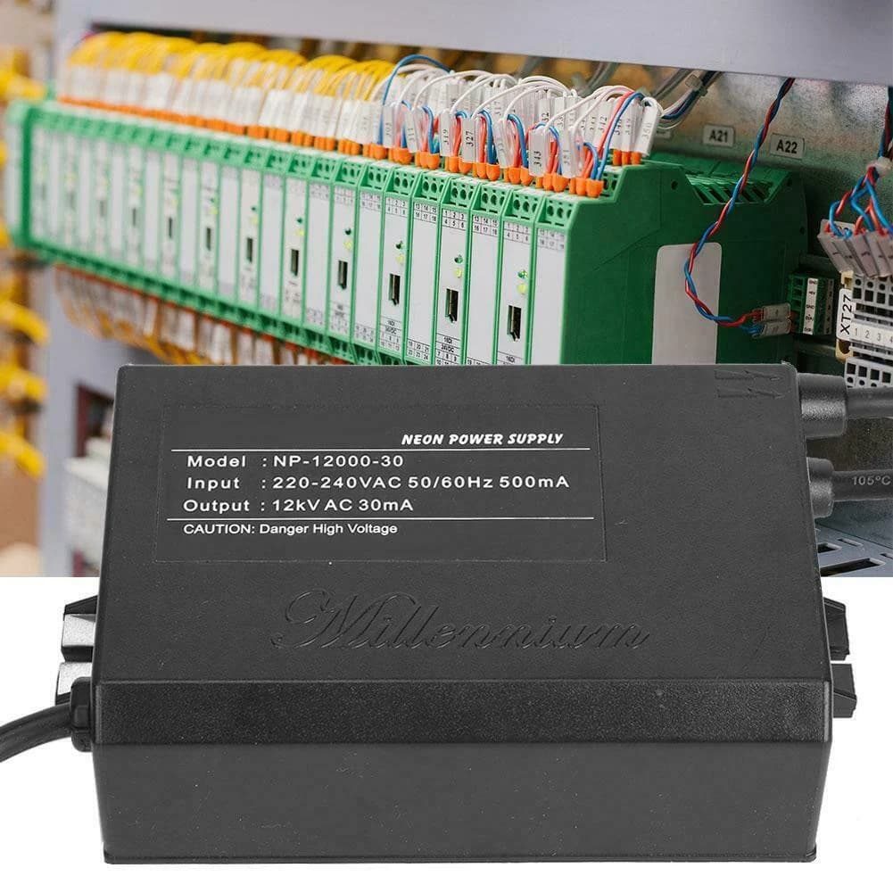 Trasformatore Elettronico per Insegne al Neon Y43A-1Pc, Alimentatore P-12000-30 12KV 30MA