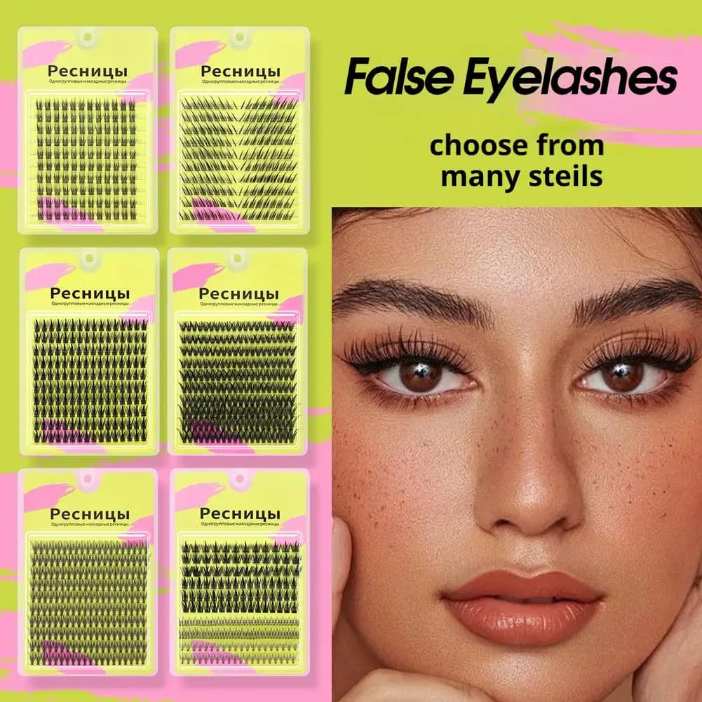 Fake segmented lashes do-it-yourself-made eyelashes Individual bunch eyelashes Tools for eyelash appearance Natural trick M0O0 Professional lashes