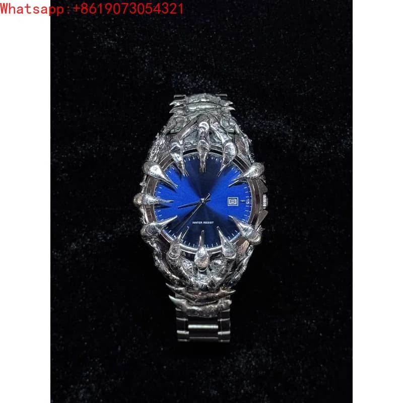 The Great Qin Empire European and American special-shaped dragon scale spike soldering watch