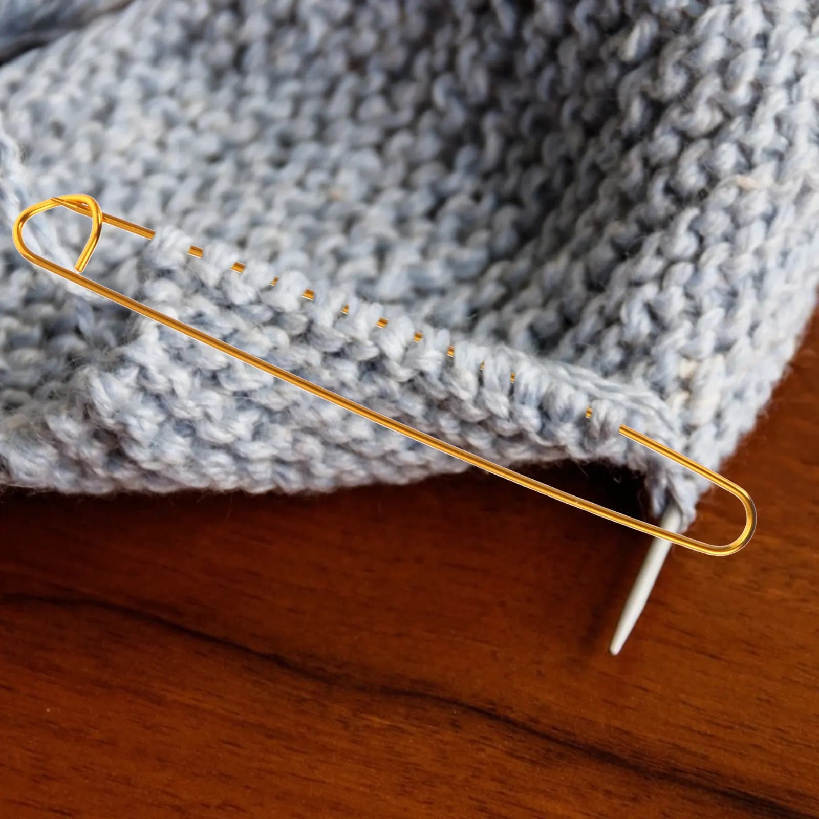 10 Pezzi Fibbie Segnapunti in Lega Antiruggine per Lavori a Maglia, Uncinetti e Progetti Fai-da-te, per Realizzazione di Coperte, Sciarpe e Trapunte