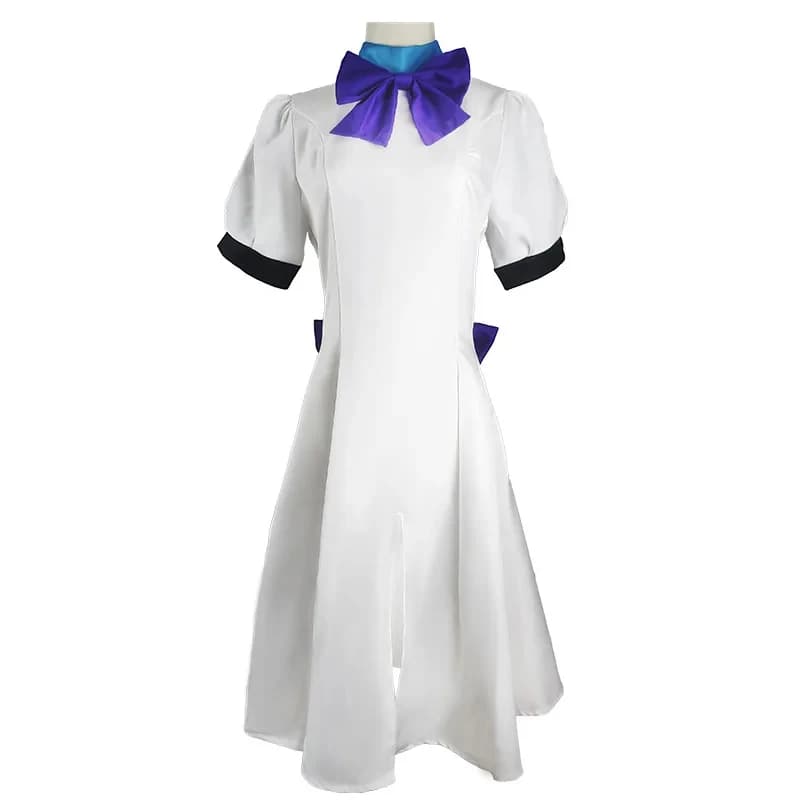 w;3'c\6,b'Higurashi When They Cry Costume White Uniform Dress Halloween Ryugu Rena Cosplay Clothings7;m/8\f;