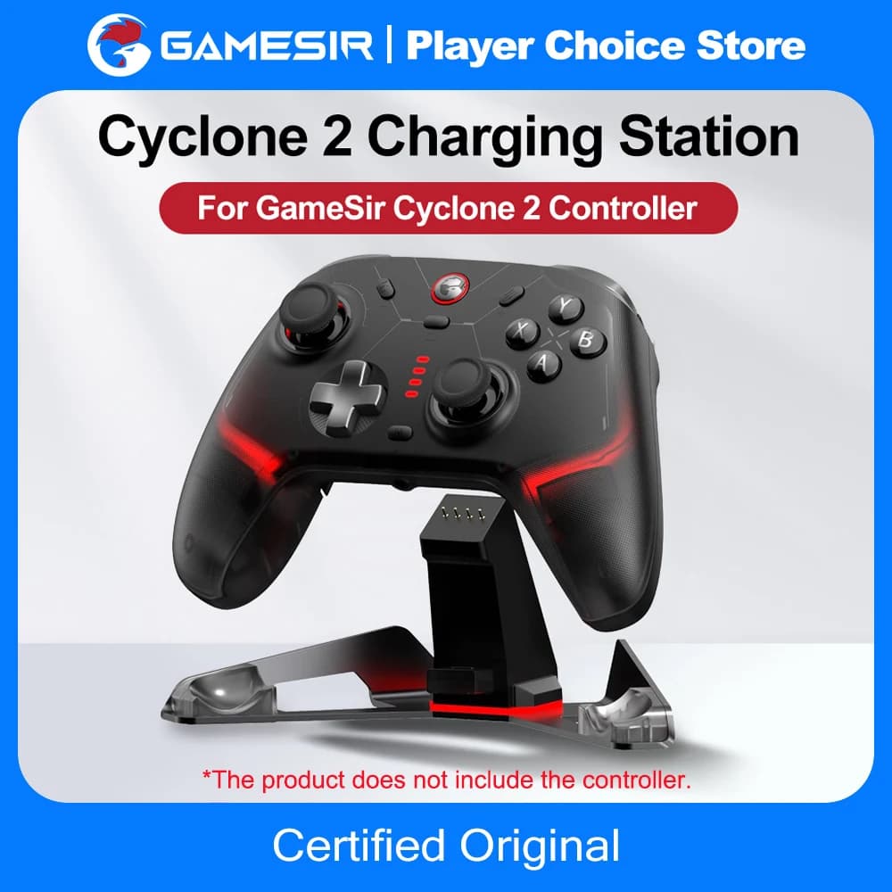 GameSir Cyclone 2 Controle Charging Dock Gamepad Station Gaming Accessories Alumintum Alloy Fast Controller Charger Base