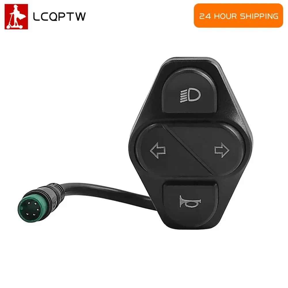 Headlight Switch 5 Pin Turn Signal Button Headlight Button For Kukirin G2 Master Electric Scooter Kickscooter Replacement Part