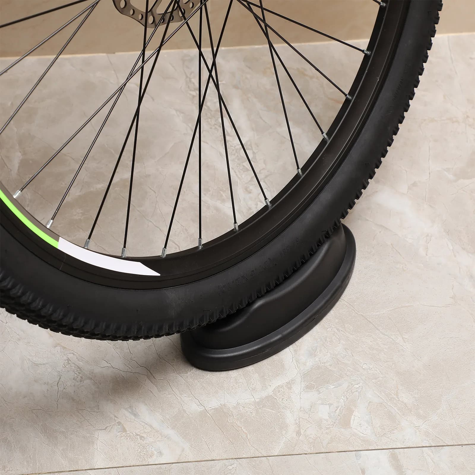 Bicycle Trainer Stand Front Wheel Riser Block Indoor Cycling Platform Stabilizing Support for Road Mountain Bikes Portable
