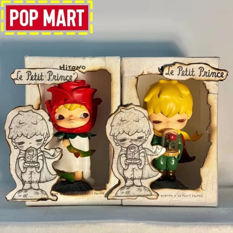 POP MART Hirono Le Petit Prince Serie Blind Box Mystery Figure Cute Surprise Model Action Toy Surprise Models Birthday Gift