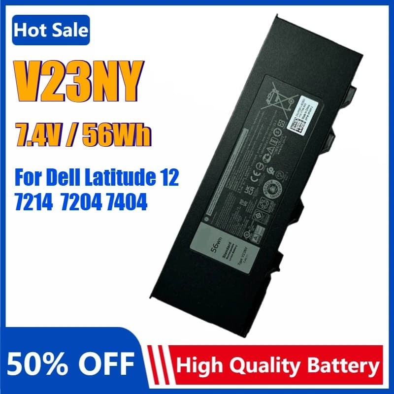 V23NY Batteria del computer portatile per Dell Latitude 12 7214 E7204 Rugged Extrem 7404 P18T P18T001 P18T002 M29XR YWV8Y VD0FX 8G8GJ NJTCH 3NVTG