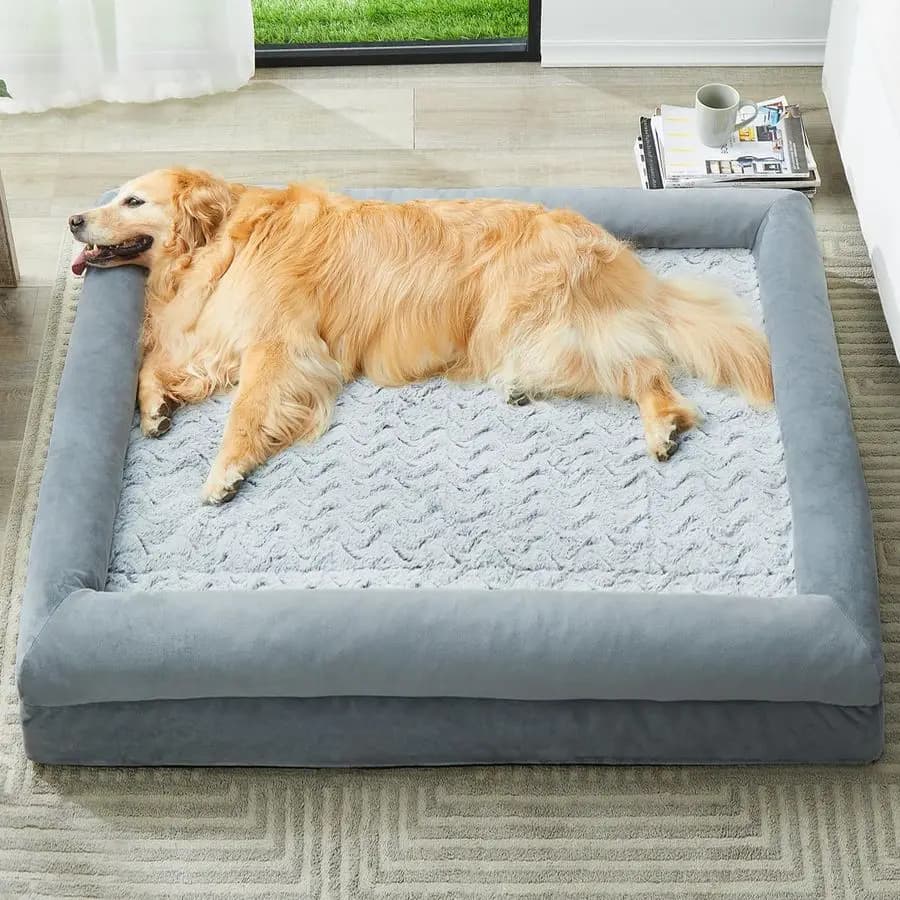 Cuccia XL Extra Large per Cani, Divano Lavabile per Cani con Rivestimento Impermeabile Rimovibile, Letto Ortopedico Grande per Animali Domestici con Lati Rinforzati per