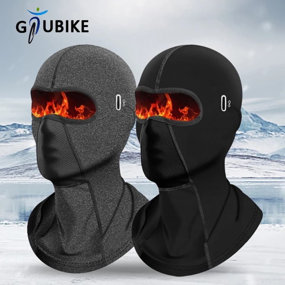 GTUBIKE Passamontagna da ciclismo Equitazione Casco da motociclista caldo Sciarpa antivento traspirante Protezione dal freddo Maschera da sci invernale