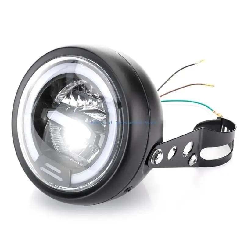 U75E Luminoso faro rotondo a LED da 6,5 ​​pollici Luce marcia diurna per motociclette Guida notturna Sicurezza