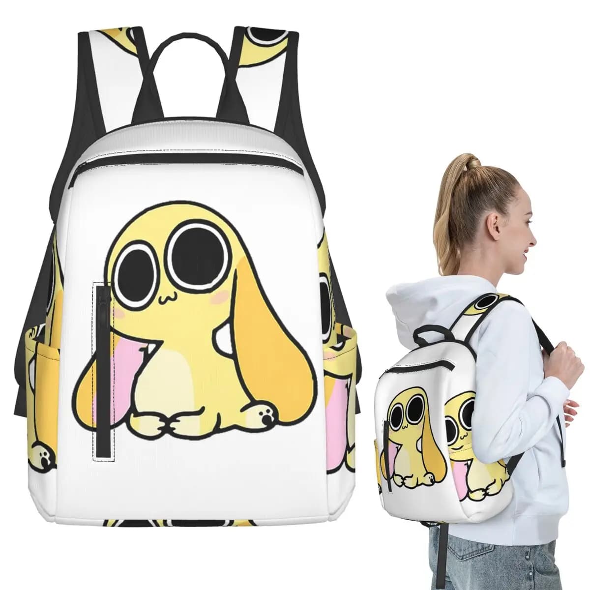 Chikn Nuggit Merch Character Backpack Student BookBag Borsa da scuola per bambini Borse a tracolla per computer Uomo Donna
