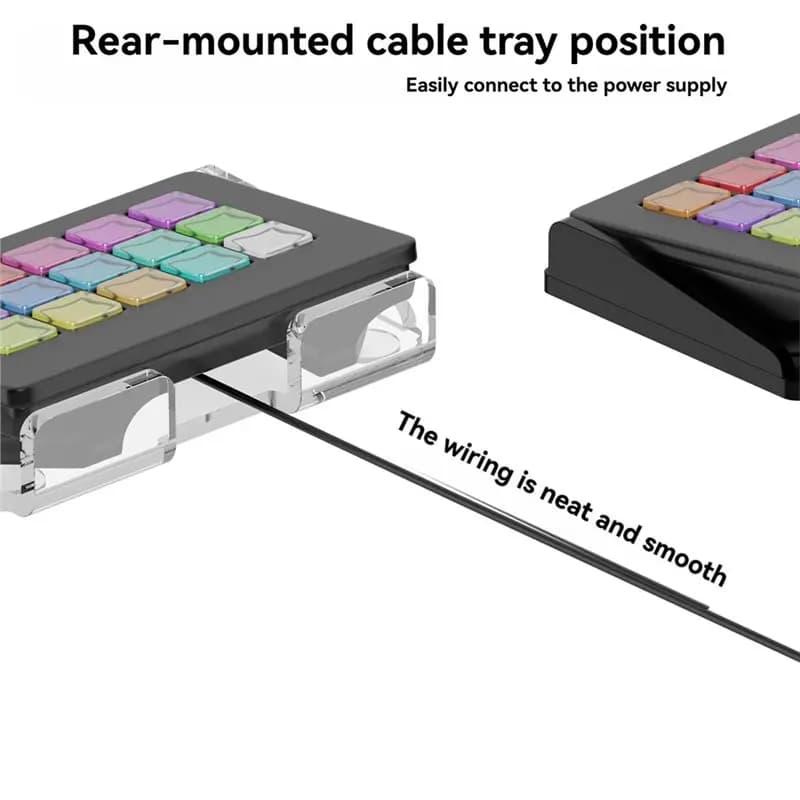 A55T Desktop Display Stand For Streamdeck MK.2 Controller, Desk Bracket Non-Slip Base For Stream Deck MK.2
