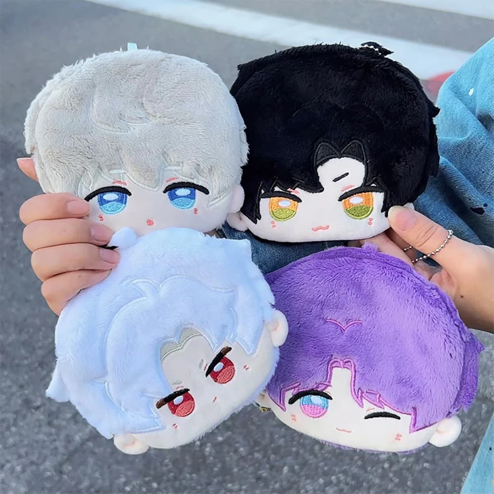 Portamonete Love And Deepspace Portachiavi in peluche da 12 cm Borsa per carte Borsa carina periferica Borsa con ciondolo Decorazione Collezione per adulti Regali