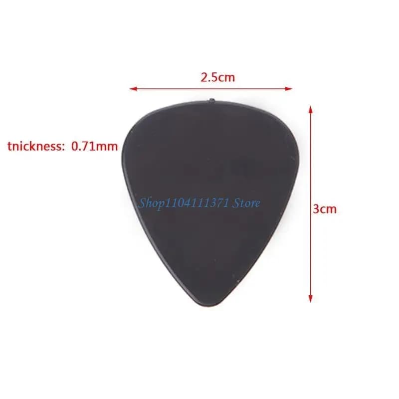 P9FC Lot 100pcs Acoustic Electric Guitar Picks 0.71mm Plectrums Musical Instrument